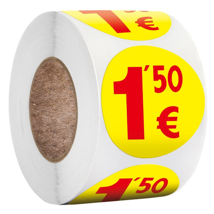500 autocollants/rouleau de 3,8 cm pour étiquette de prix de supermarché, S119, S120