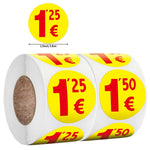 500 autocollants/rouleau de 3,8 cm pour étiquette de prix de supermarché, S119, S120