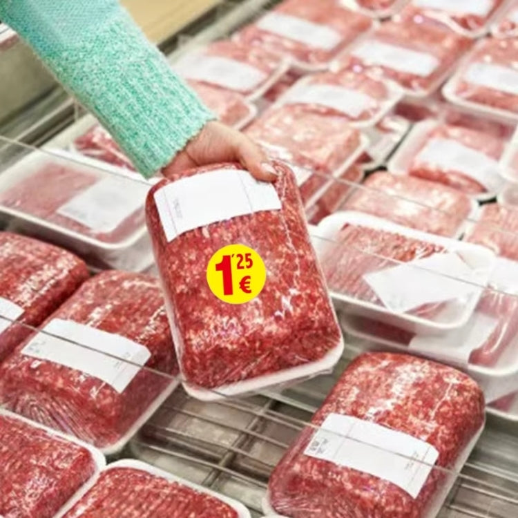 500 autocollants/rouleau de 3,8 cm pour étiquette de prix de supermarché, S119, S120