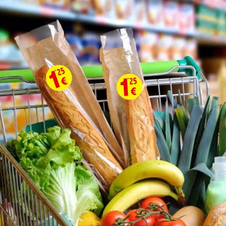 500 autocollants/rouleau de 3,8 cm pour étiquette de prix de supermarché, S119, S120