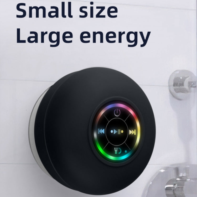 BT-07 Portable Large Suction Cup Waterproof Bathroom Bluetooth Speaker