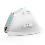 ZELOTES F36 Souris Sans Fil Ergonomique à Prise Verticale Programmable 9 Boutons Double Bluetooth + 2.4G, F36 (Blanc), F36 (Noir)