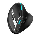 ZELOTES F36 Souris Sans Fil Ergonomique à Prise Verticale Programmable 9 Boutons Double Bluetooth + 2.4G, F36 (Blanc), F36 (Noir)