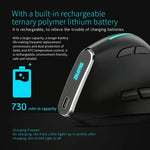 ZELOTES F36 Souris Sans Fil Ergonomique à Prise Verticale Programmable 9 Boutons Double Bluetooth + 2.4G, F36 (Blanc), F36 (Noir)