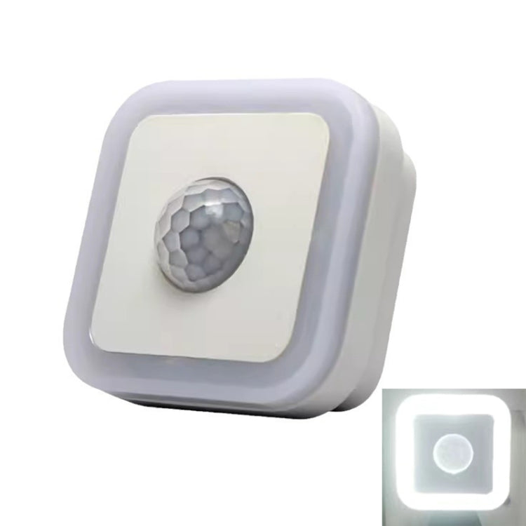Veilleuse LED domestique avec capteur humain automatique, sans fil, à brancher, pour escalier, couloir, allée, prise US, 3W