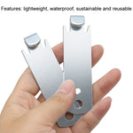 2pcs /Set Tendeur de fil T-Post Pince Bobine d'enrouleur de corde de clôture