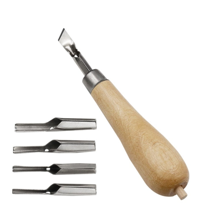 Set de 7 couteaux de sculpture avec manche en bois, ensemble d'art combiné, couteau de sculpture