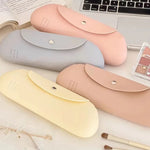 Trousse de Rangement de Pinceaux de Maquillage en Silicone, Sac de Voyage Portable, Grand Organisateur Cosmétique