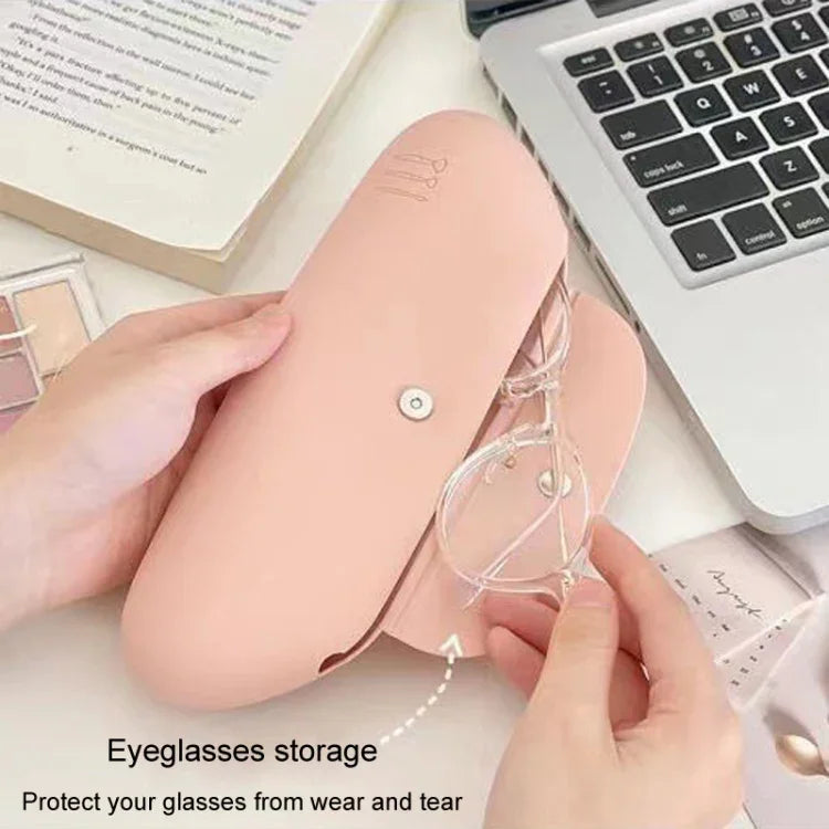 Trousse de Rangement de Pinceaux de Maquillage en Silicone, Sac de Voyage Portable, Grand Organisateur Cosmétique
