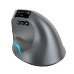 ZELOTES F-26C Souris Sans Fil à Prise Verticale Double Mode 2.4G+Bluetooth 8 Boutons avec Affichage LED, F-26C