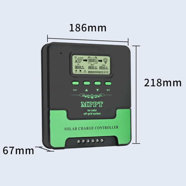 Contrôleur solaire d'identification d'éclairage intelligent MPPT 12V/24V 60A, CM-D60, CM-D50
