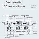 Contrôleur solaire d'identification d'éclairage intelligent MPPT 12V/24V 60A, CM-D60, CM-D50