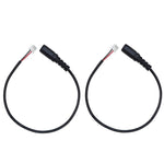 2 pcs câble de connexion carte mère DC 5.5 x 2.1 mm femelle vers terminal XH2.54