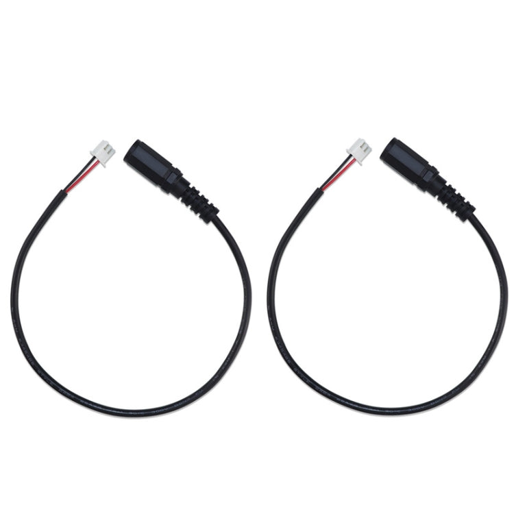 2 pcs câble de connexion carte mère DC 5.5 x 2.1 mm femelle vers terminal XH2.54