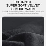 Kyncilor Gants de cyclisme chauds imperméables, écran tactile deux doigts, velours ultra-doux, M, L, XL