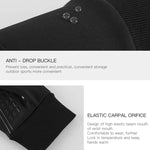 Kyncilor Gants de cyclisme chauds imperméables, écran tactile deux doigts, velours ultra-doux, M, L, XL
