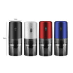 Moulin à café électrique portable, rechargeable par USB, réglable pour mouture fine et épaisse, pour la maison