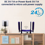 Routeur sans fil CPE 4G WiFi6 avec carte SIM, prise UE, R8B