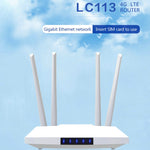 Routeur de carte SIM sans fil 4G, partage de point d'accès 4G mobile CPE Full Netcom, prise UE, MC119