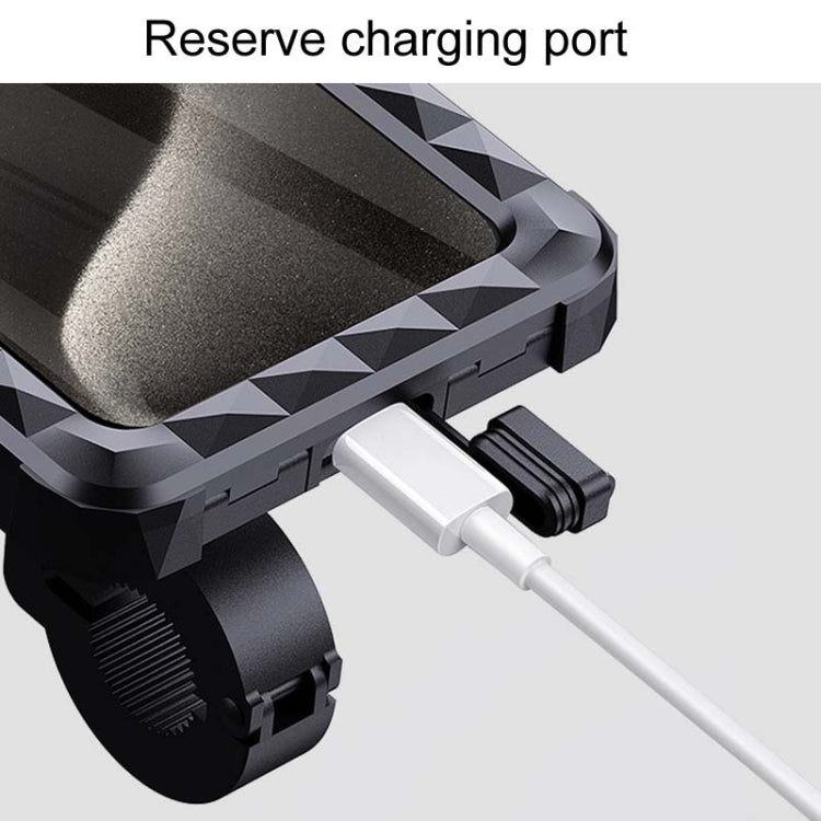 Support de navigation étanche pour téléphone portable de vélo, modèle guidon, modèle rétroviseur