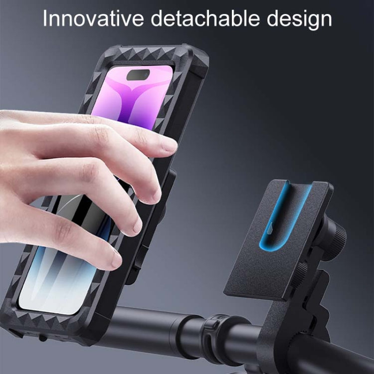 Support de navigation étanche pour téléphone portable de vélo, modèle guidon, modèle rétroviseur