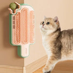 Brosse de Massage et Jouet pour Animaux Cats Corner avec Nettoyeur de Crème Glacée Auto-Excitant, Modèle Simple, Modèle Plume, Modèle Boule de Menthe Poivrée