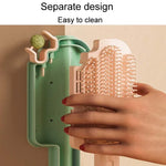 Brosse de Massage et Jouet pour Animaux Cats Corner avec Nettoyeur de Crème Glacée Auto-Excitant, Modèle Simple, Modèle Plume, Modèle Boule de Menthe Poivrée