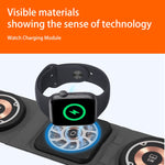 Chargeur sans fil pliable Magsafe 3-en-1 Charge rapide sans fil portable