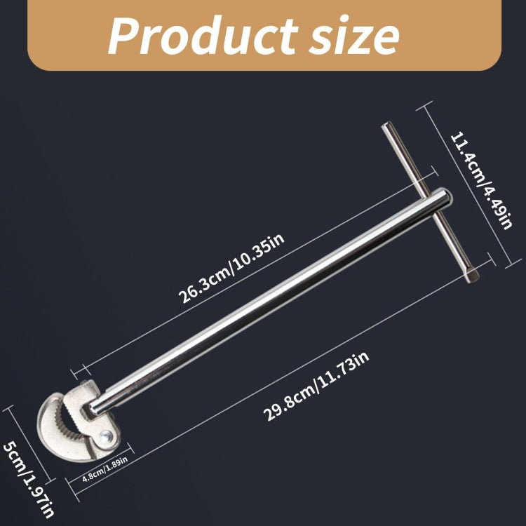 Clé multifonctionnelle pour robinet d'évier lavabo eau chaude et froide