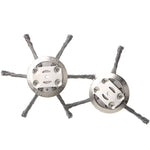 Accessoires de Lame de Tondeuse à Disque Désherbeur à Fil d'Acier Tordu, 3 têtes, 6 têtes