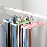 Cintre pour ceinture, écharpe et cravate pour rangement de garde-robe, petit vert, petit bleu, petit rose, grand noir, grand blanc, grand café