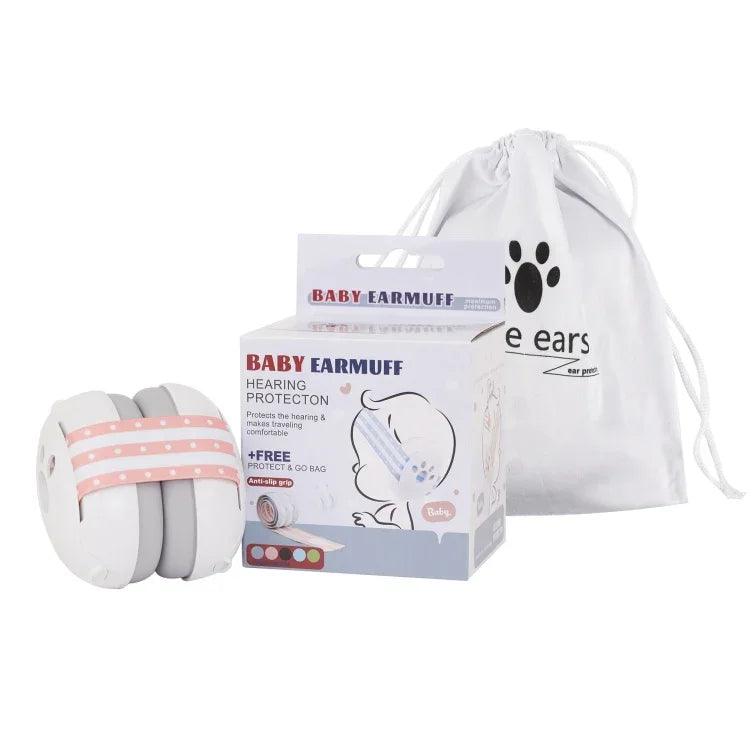 Cache-oreilles antibruit insonorisants pour bébé, type bandeau