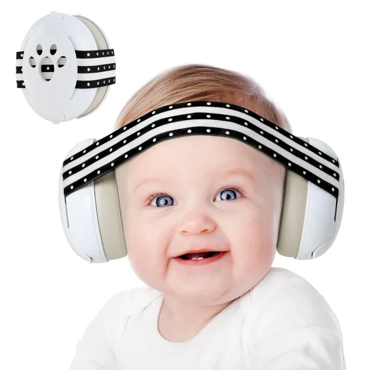 Cache-oreilles antibruit insonorisants pour bébé, type bandeau