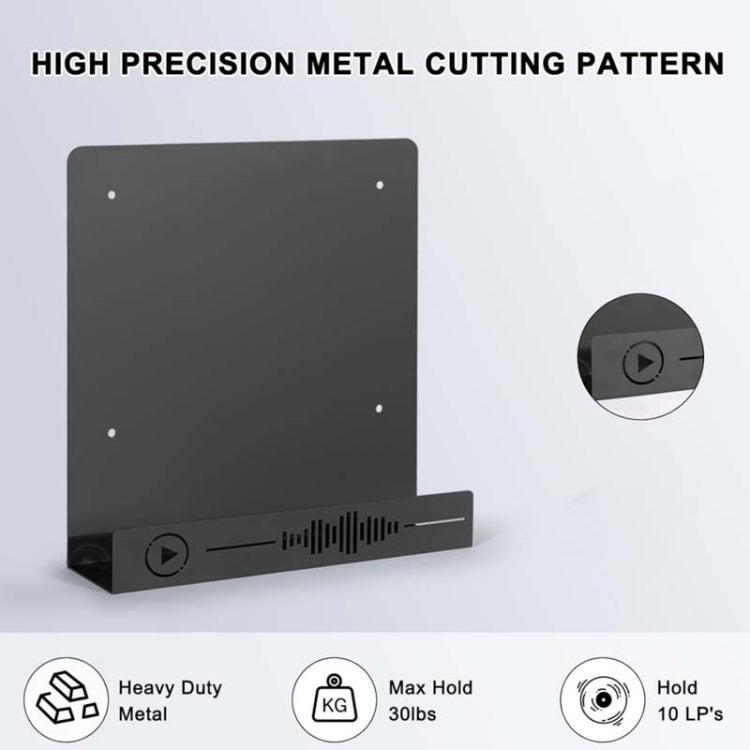 Présentoir mural de rangement pour disques vinyles, YH011-1, YH011-2