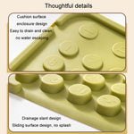 Tapis de drainage en silicone pour robinet Tapis de rangement antidérapant et anti-éclaboussures multifonctionnel pour évier de cuisine
