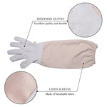 Ensemble Apiculture 4-en-1 Vêtement Anti-Abeilles + Grattoir + Brosse à Abeilles + Gants Anti-Abeilles