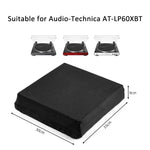 Housse anti-poussière en flanelle avec bande élastique pour platine vinyle Audio-Technica AT-LP60XBT, housse AT-LP60XBT