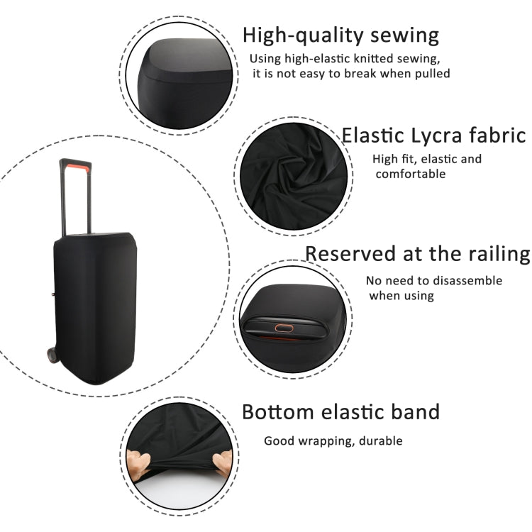 Housse anti-poussière en lycra avec manchette élastique pour enceinte JBL Partybox Stage 310 / 320, housse en lycra