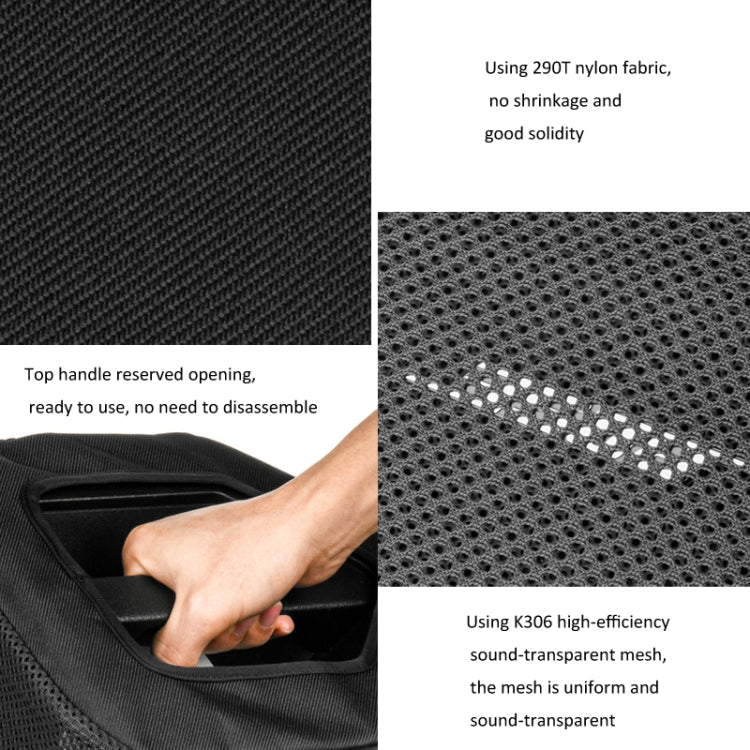 Housse de protection en nylon sergé anti-poussière pour enceinte Bose S1 Pro, housse anti-poussière