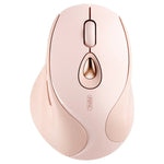 Inphic DR801 Souris Sans Fil 2.4G+Bluetooth 5.0/4.0 USB Tri-Mode Silencieuse Rechargeable pour Filles Bureau Maison Jeu