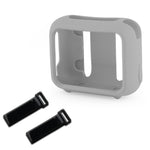 Pour enceinte JBL Go 4, étui en silicone avec sangle de fixation pour vélo et chariot de golf
