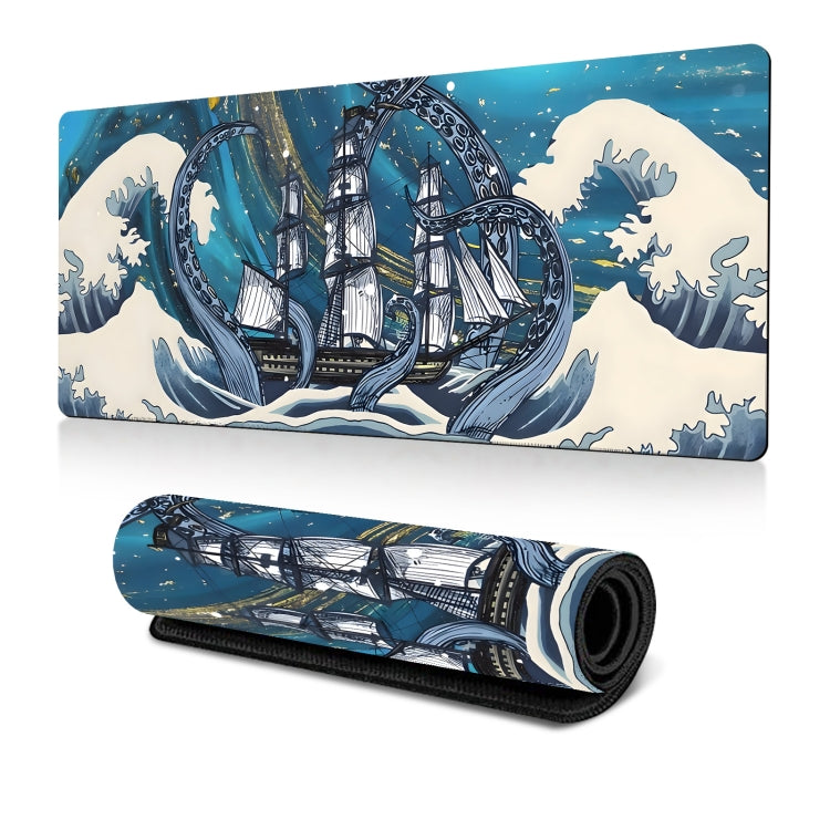 Tapis de Souris Big Wave Gaming Antidérapant en Caoutchouc pour Bureau, 300x600x2mm, 300x700x3mm, 300x800x2mm, 300x800x3mm, 400x900x2mm, 400x900x3mm
