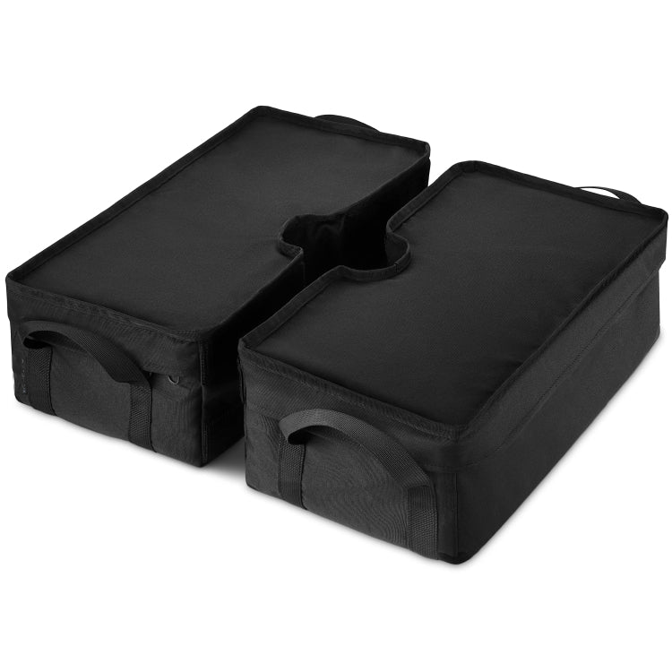Parasol de patio sac de sable fixe housse imperméable en tissu Oxford, carré fendu
