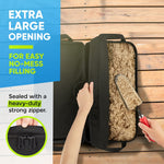 Parasol de patio sac de sable fixe housse imperméable en tissu Oxford, carré fendu
