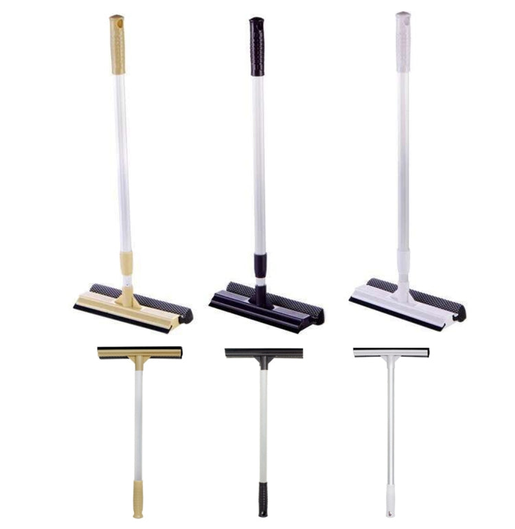 Essuie-glace double face 2 en 1 pour usage domestique et nettoyage de voiture, télescopique blanc, télescopique noir, télescopique jaune, droit blanc, droit jaune, droit noir