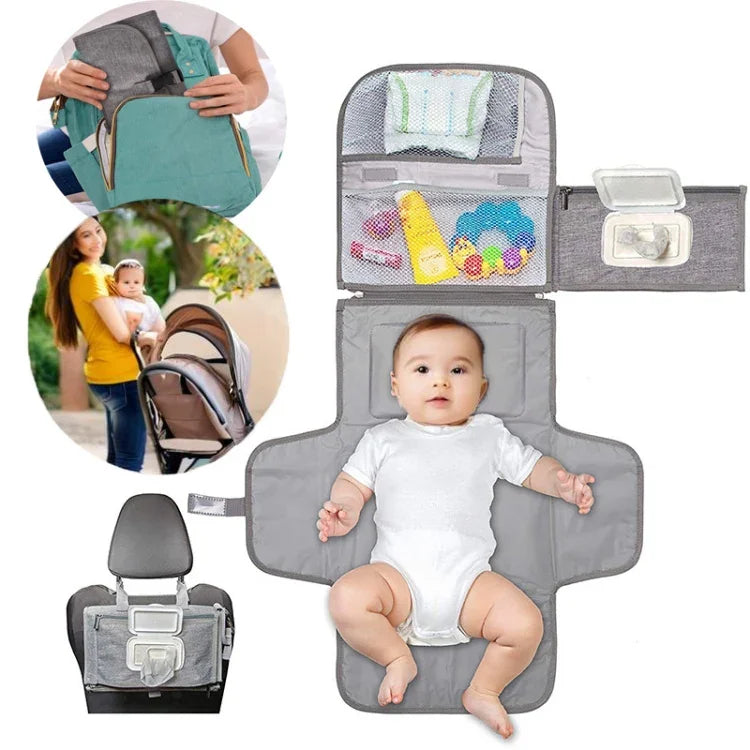 Sac de voiture multifonctionnel et imperméable pour langer les enfants