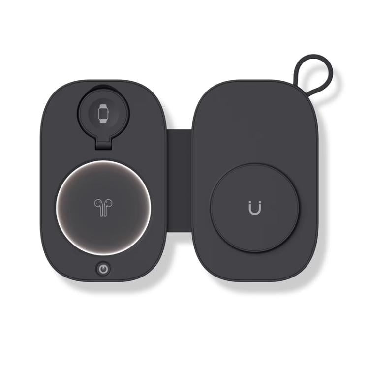 Chargeur sans fil magnétique pliable 3-en-1 T5 pour Apple Watch / iPhone / AirPods