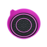Car Bowl-shaped Non-slip Heat-insulating Double-ring Water Coaster, Black, Red, Gray, Pink, Blue, Yellow, White, Purple