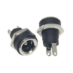 30 pcs prise d'alimentation femelle DC pour équipement électronique avec écrou, DC5.5x2.1MM, cuivre intégral DC5.5x2.1MM, DC5.5x2.5MM, DC3.5x1.3MM
