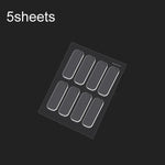 5 feuilles/paquet de bandes antichoc transparentes invisibles autocollantes pour armoires et coins de bureau, 35 x 10 mm, 63 x 10 mm, 150 x 15 mm